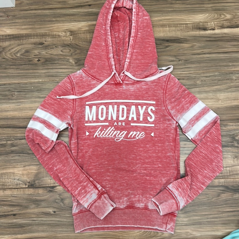 Fun slogan sweatshirt/ hoodie Size XS